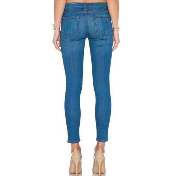 Rag & Bone Capri Skinny Jeans Finch Wash Blue Denim Size 25 - Picture 3 of 9